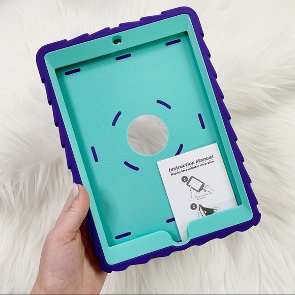 iPad 5 generation case Purple & Teal - Picture 2 of 2